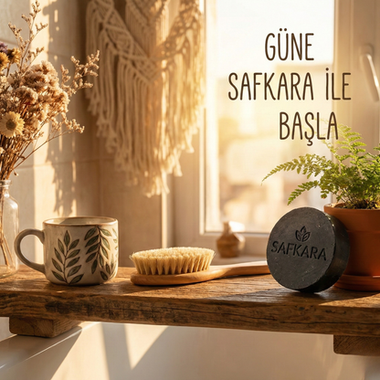 SAFKARA Beyazlama Karşıtı Doğal Sabun
