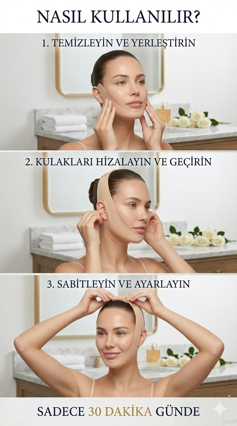 Saf-X Çene ve Yüz Şekillendirici Kolajen Maske