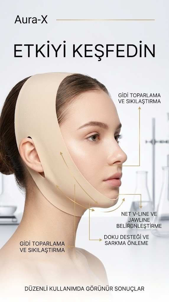 Saf-X Çene ve Yüz Şekillendirici Kolajen Maske