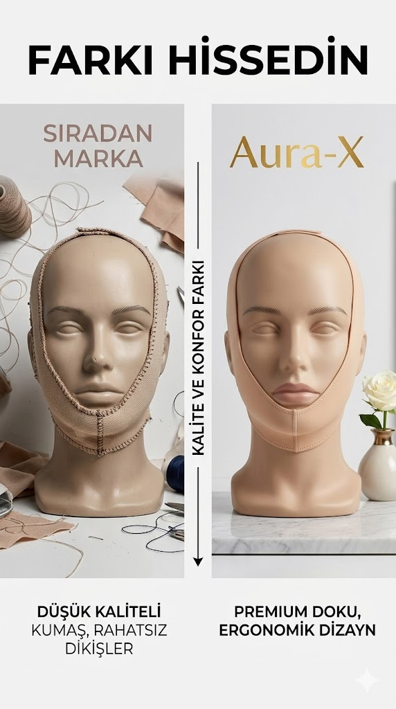 Saf-X Çene ve Yüz Şekillendirici Kolajen Maske